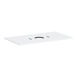 hansgrohe Console Xilesa E AS avec/sans robinet, 980x550 mm, blanc mat
