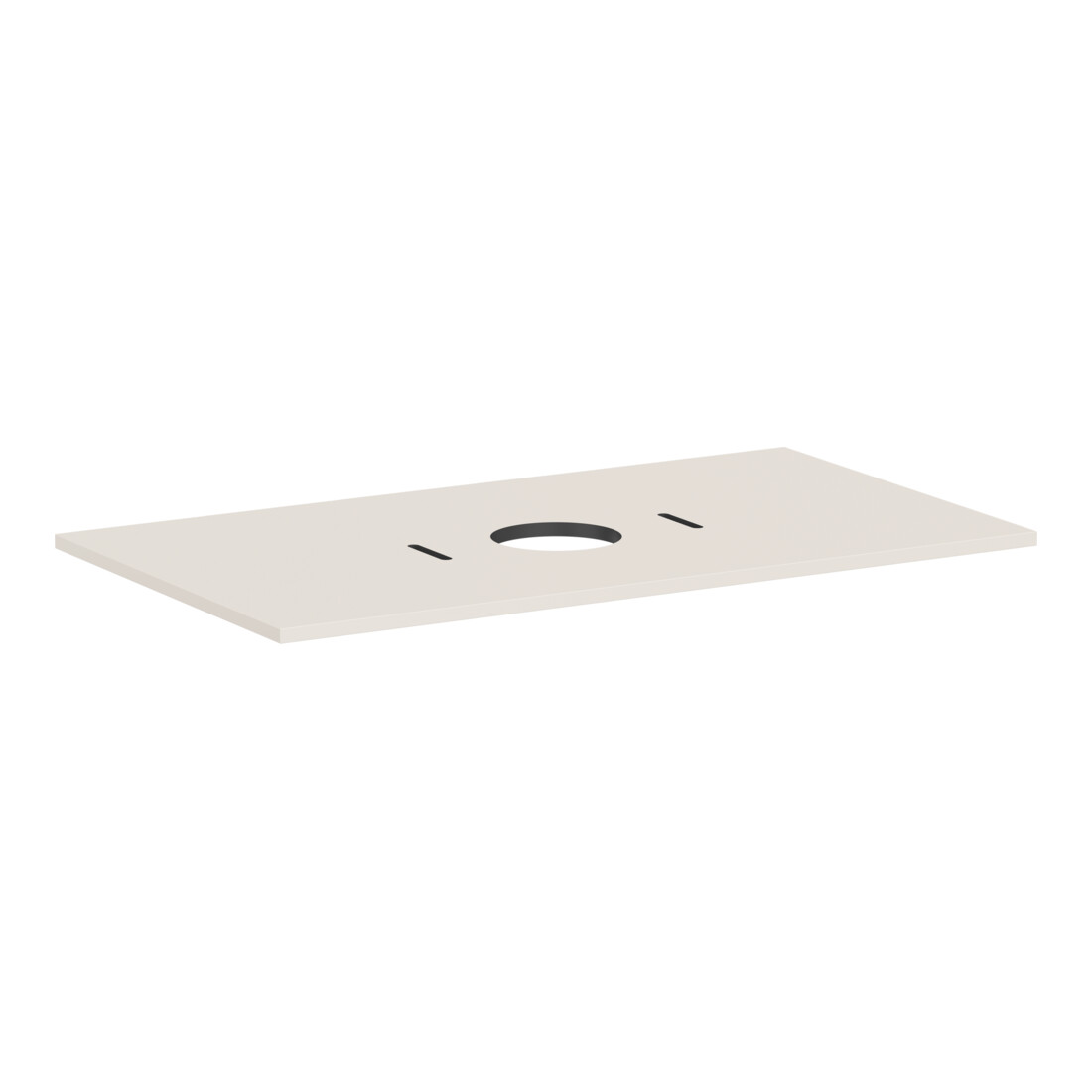 hansgrohe Console Xilesa E AS mi, sans robinet, 980x550mm, beige sable mat