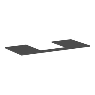 hansgrohe Console Xilesa E encastrée, 1180x550 mm, ardoise grise