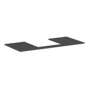 hansgrohe Console Xilesa E encastrée, 1180x550 mm, ardoise grise-1