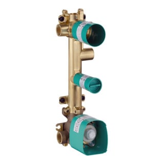 hansgrohe Corps de base Axor Citterio E 3 voies, pour thermostat encastré 380x120mm