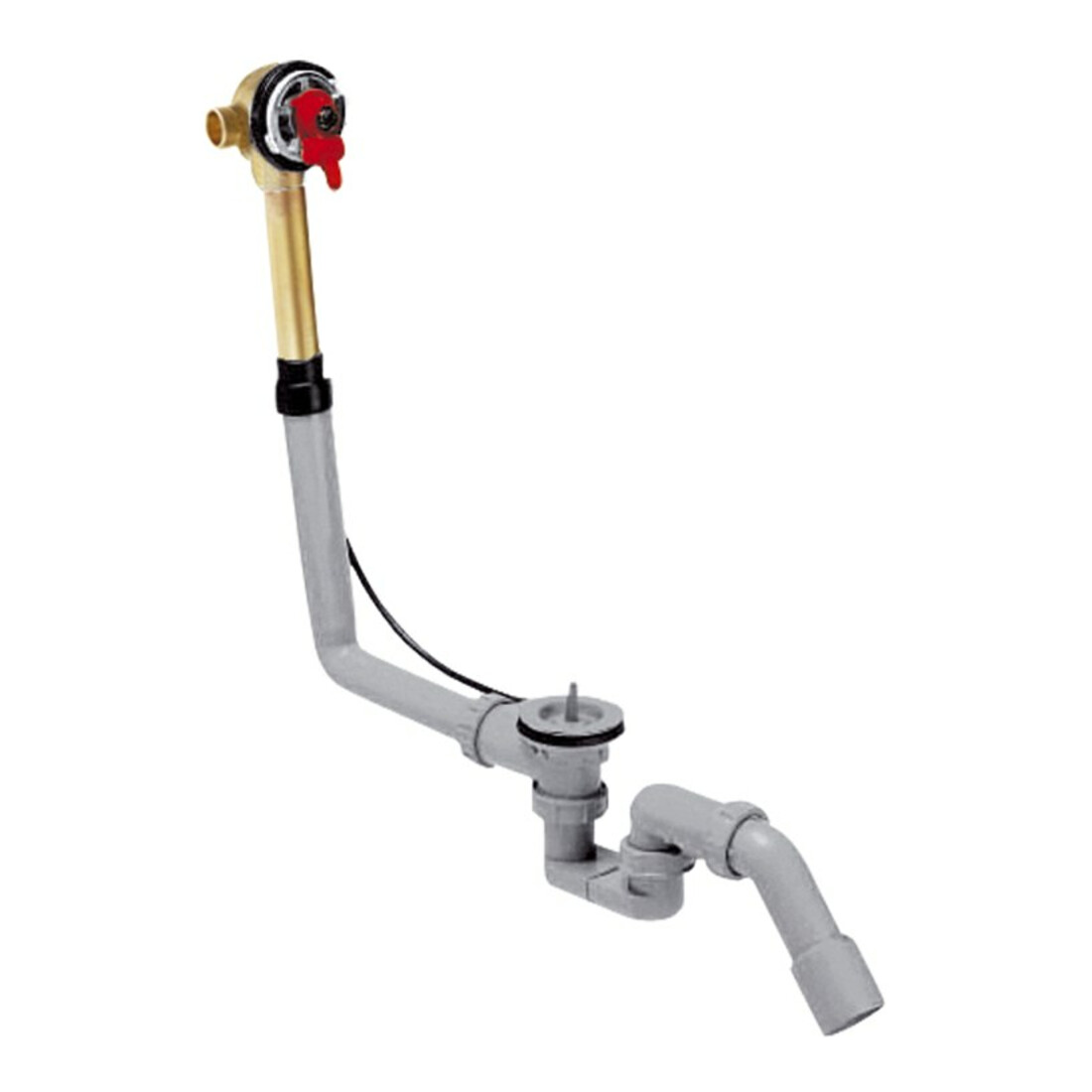 hansgrohe Corps de base Exafill Bec de baignoire, garniture vidage + trop-plein, pour baignoire standard