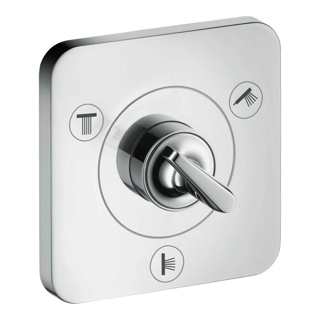 hansgrohe Corps de base pour vanne d'arrêt/de commutation TRIO encastrée