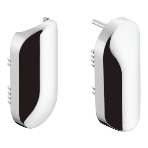 hansgrohe Couvercle d 22 mm, 2 pcs, chromé, pour barre de douche Uni. 88
