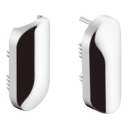 hansgrohe Couvercle d 22 mm, 2 pcs, chromé, pour barre de douche Uni. 88