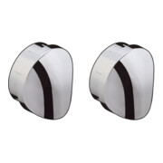 hansgrohe Couvercle d 22mm, 2 pcs, chrome, pour barre de douche Uni. S