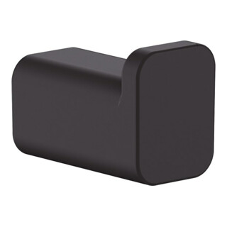 hansgrohe Crochet simple AddStoris fixation murale, métal, noir mat