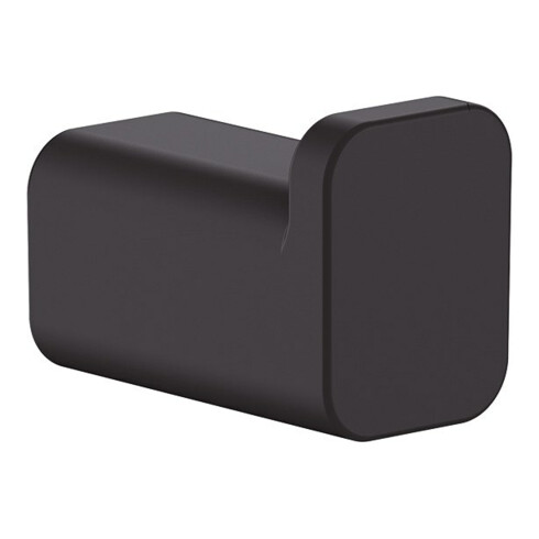 hansgrohe Crochet simple AddStoris fixation murale, métal, noir mat