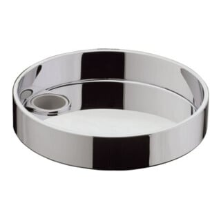 hansgrohe Cuvette à savon Cassetta S Puro noir, détachable, pour barre de douche Ø 22 mm, chromé