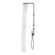 hansgrohe D-Pane. Axor ShowerComposition m TH, KB, 110x220mm, 1j, SB, pol. bla vc
