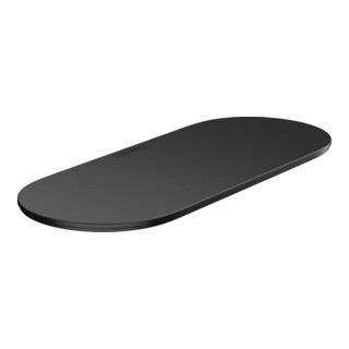 hansgrohe Deckel WallStoris 250 mm, pour panier de rangement, noir mat