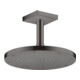hansgrohe Deckenanschluss 100mm, brushed black chrome, eckig-2