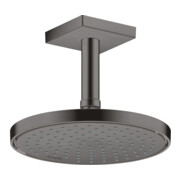 hansgrohe Deckenanschluss 100mm, brushed black chrome, eckig-4