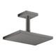 hansgrohe Deckenanschluss 100mm, brushed black chrome, eckig-5