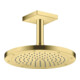 hansgrohe Deckenanschluss 100mm, brushed brass, eckig-2