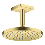 hansgrohe Deckenanschluss 100mm, brushed brass, eckig-5