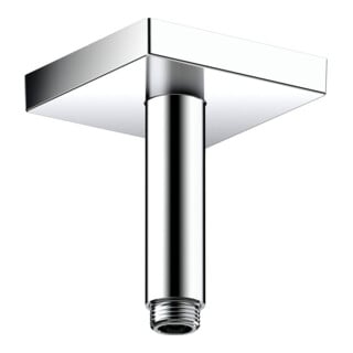 hansgrohe Deckenanschluss 100mm, brushed bronze, eckig