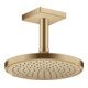hansgrohe Deckenanschluss 100mm, brushed bronze, eckig-2