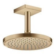 hansgrohe Deckenanschluss 100mm, brushed bronze, eckig-5