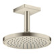 hansgrohe Deckenanschluss 100mm, brushed nickel, eckig-5