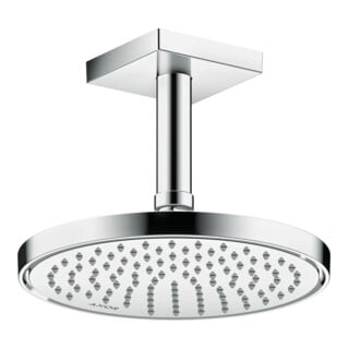 hansgrohe Deckenanschluss 100mm, chrom, eckig