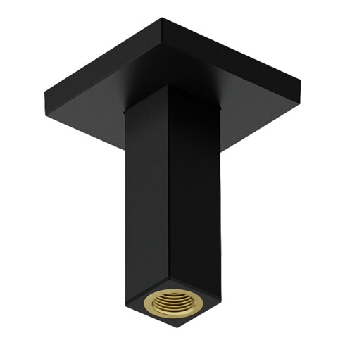 hansgrohe Deckenanschluss 100mm, mattschwarz