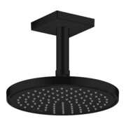 hansgrohe Deckenanschluss 100mm, mattschwarz, eckig-2