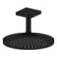 hansgrohe Deckenanschluss 100mm, mattschwarz, eckig-5
