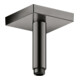 hansgrohe Deckenanschluss 100mm, polished black chrome, eckig-1