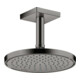 hansgrohe Deckenanschluss 100mm, polished black chrome, eckig-5