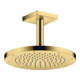 hansgrohe Deckenanschluss 100mm, polished gold optic, eckig-4
