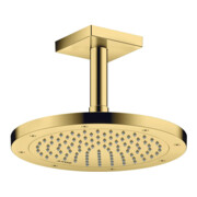hansgrohe Deckenanschluss 100mm, polished gold optic, eckig-4