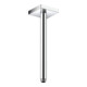 hansgrohe Deckenanschluss 300mm, brushed black chrome, eckig-1