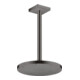hansgrohe Deckenanschluss 300mm, brushed black chrome, eckig-2