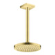 hansgrohe Deckenanschluss 300mm, brushed brass, eckig-5