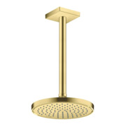 hansgrohe Deckenanschluss 300mm, brushed brass, eckig-5
