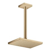 hansgrohe Deckenanschluss 300mm, brushed bronze, eckig-2