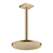 hansgrohe Deckenanschluss 300mm, brushed bronze, eckig-4