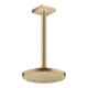hansgrohe Deckenanschluss 300mm, brushed bronze, eckig-5