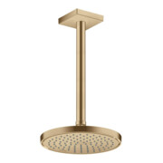 hansgrohe Deckenanschluss 300mm, brushed bronze, eckig-5