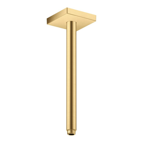 hansgrohe Deckenanschluss 300mm, brushed gold optic, eckig