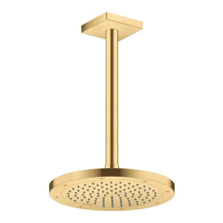 hansgrohe Deckenanschluss 300mm, brushed gold optic, eckig