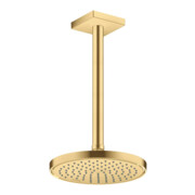 hansgrohe Deckenanschluss 300mm, brushed gold optic, eckig-5