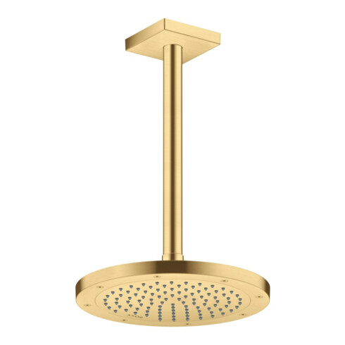 hansgrohe Deckenanschluss 300mm, brushed gold optic, eckig