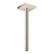 hansgrohe Deckenanschluss 300mm, brushed nickel, eckig