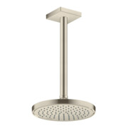 hansgrohe Deckenanschluss 300mm, brushed nickel, eckig-2