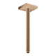 hansgrohe Deckenanschluss 300mm, brushed red gold, eckig-1