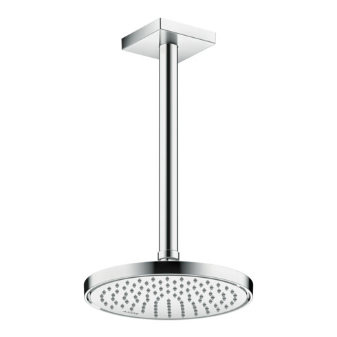 hansgrohe Deckenanschluss 300mm, chrom, eckig