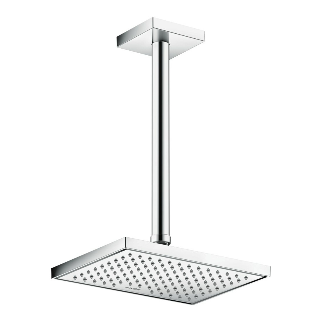 hansgrohe Deckenanschluss 300mm, chrom, eckig