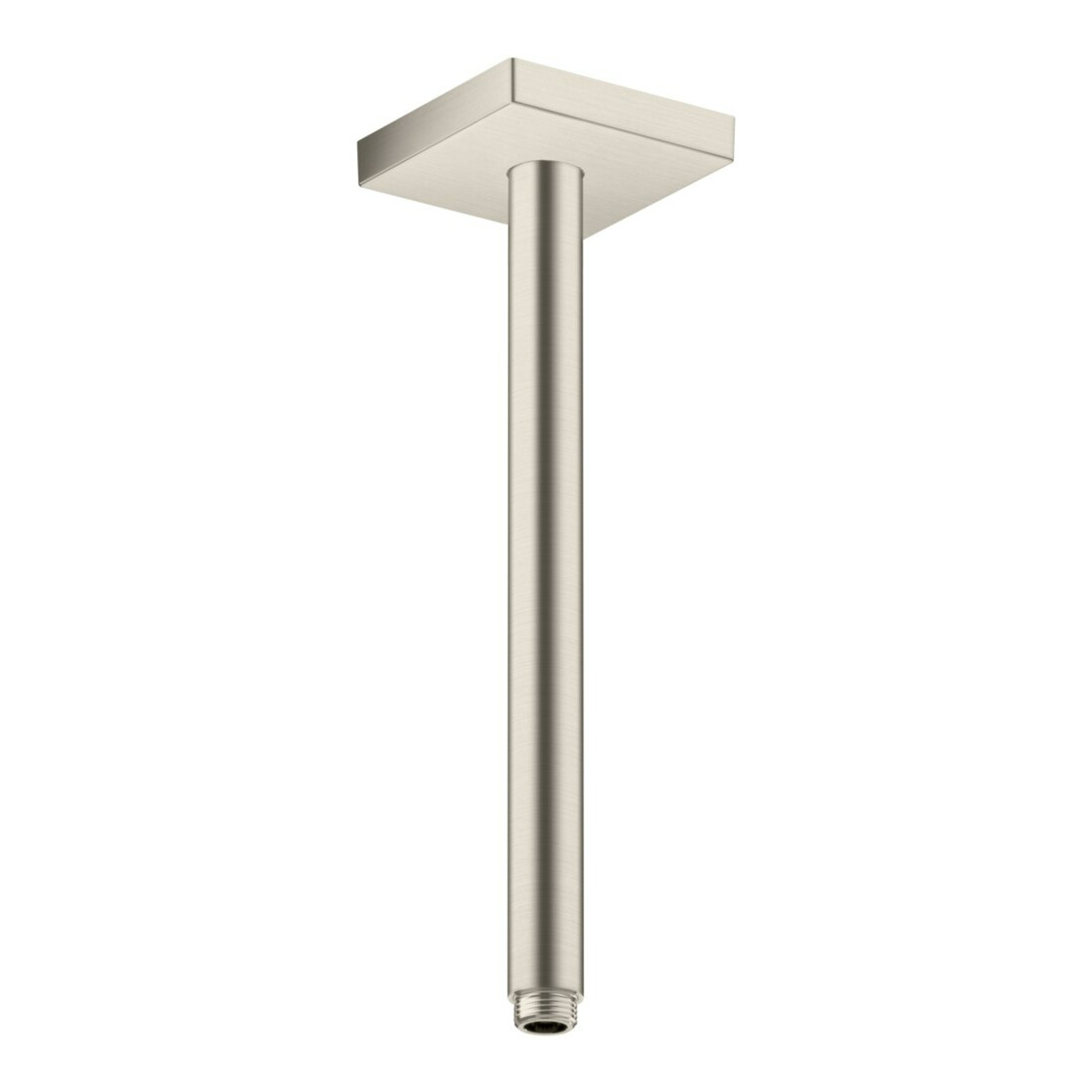 hansgrohe Deckenanschluss 300mm, Edelstahl-Optik, eckig